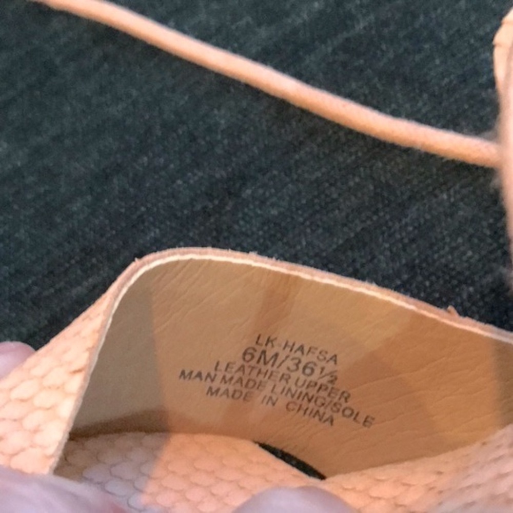 Lucky Brand Blush Lace Up Sandal - Picture 12 of 14